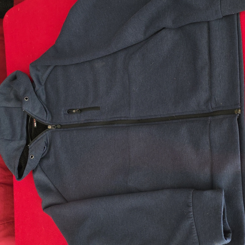 32 Degrees Men's Navy Zip-Up Sweater